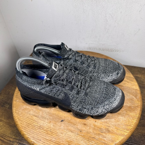 Nike Air Vapormax Flyknit Oreo 2.0 Mens Shoes Black Gray Size 9 849558-041
